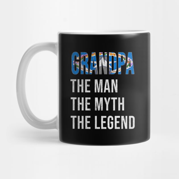 Grand Father Northern Marianan Grandpa The Man The Myth The Legend - Gift for Northern Marianan Dad With Roots From  Northern Mariana Islands by Country Flags